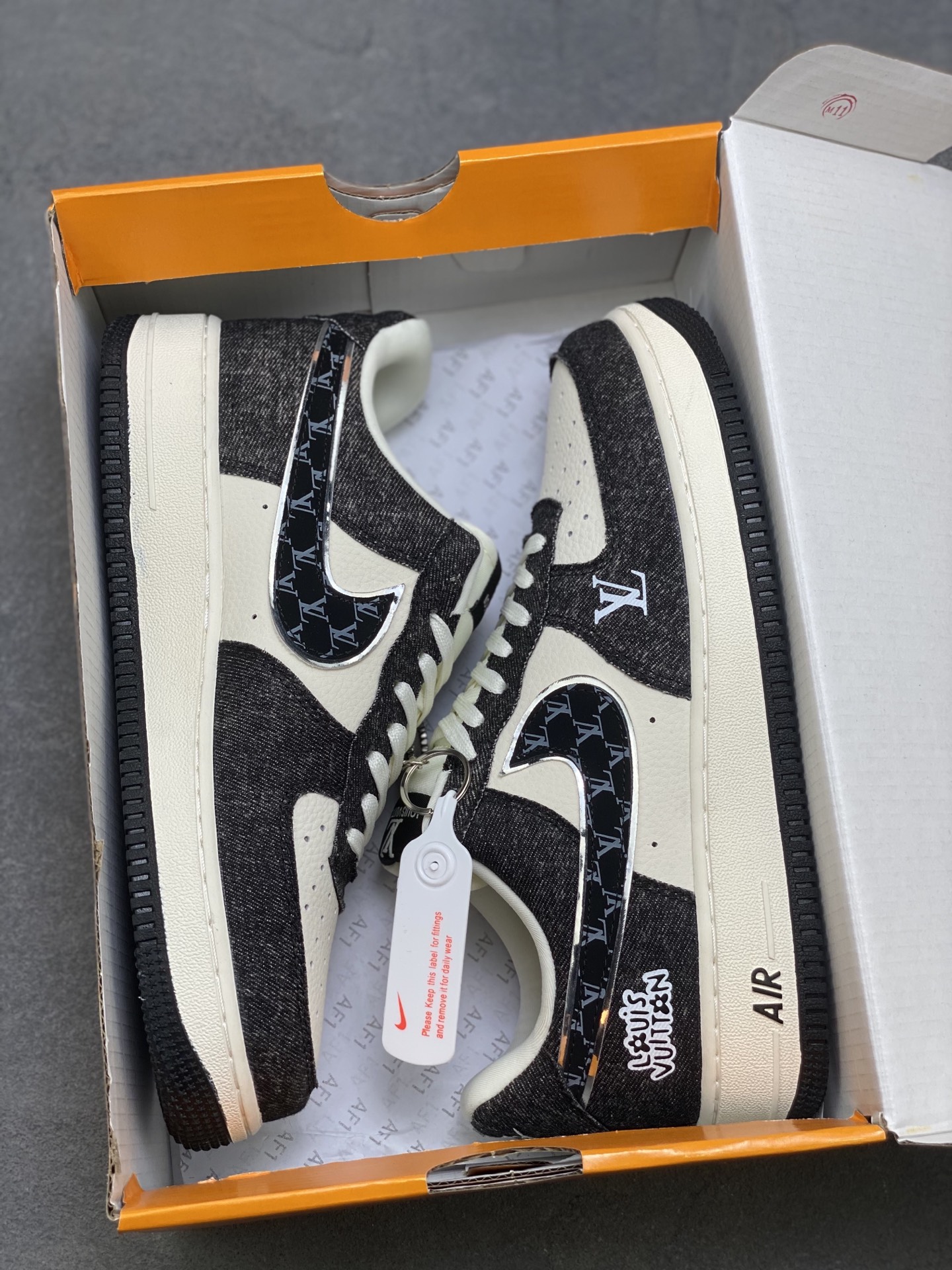 Nike Air Force 1 '07 Low Louis Vuitton Custom Sneakers - Limited Edition 10 i1760644913591 6609 0 8