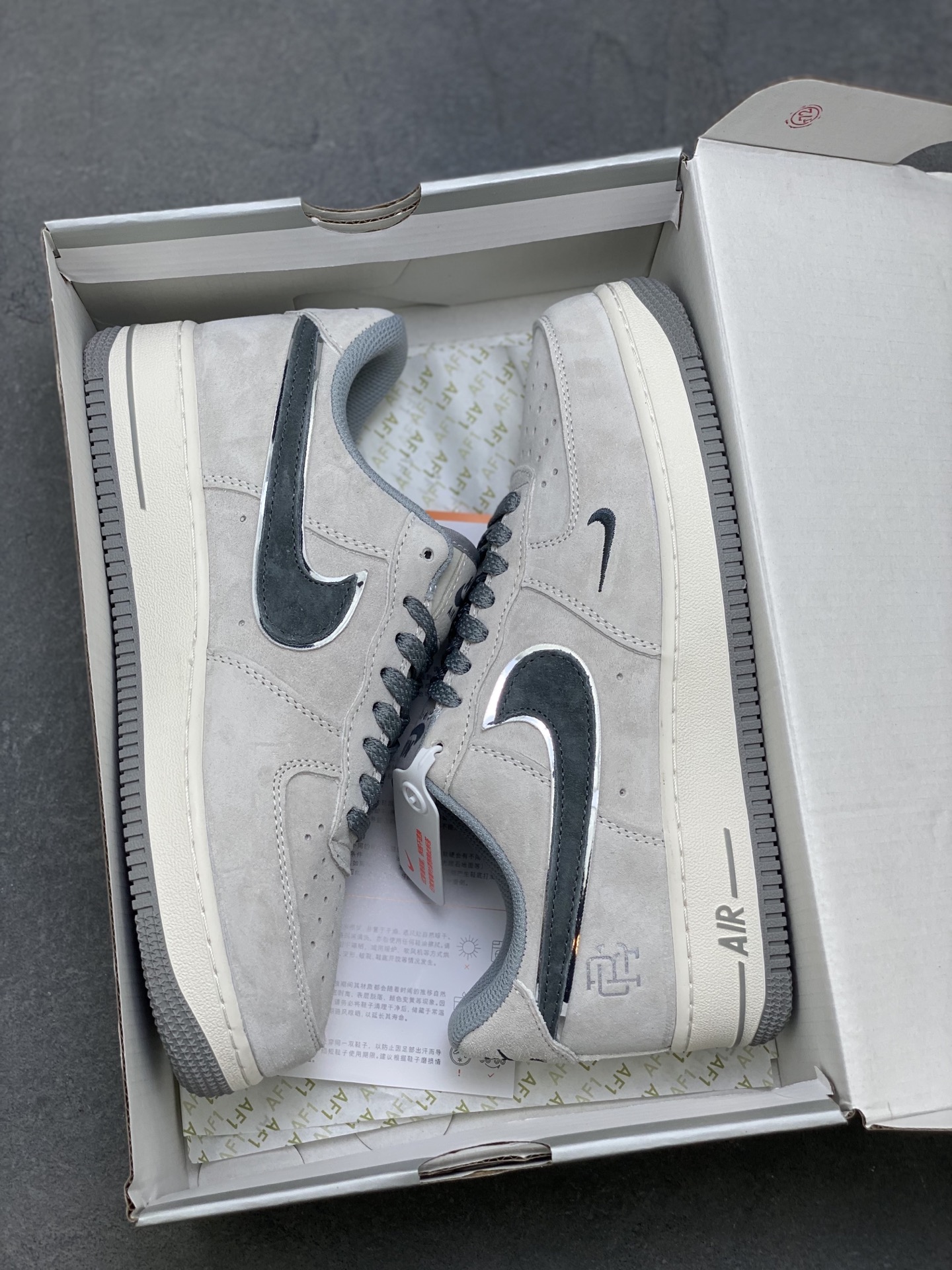 Nike Air Force 1 '07 Low Grey Suede Casual Shoes - Limited Edition 10 i1760645247970 920 0 8