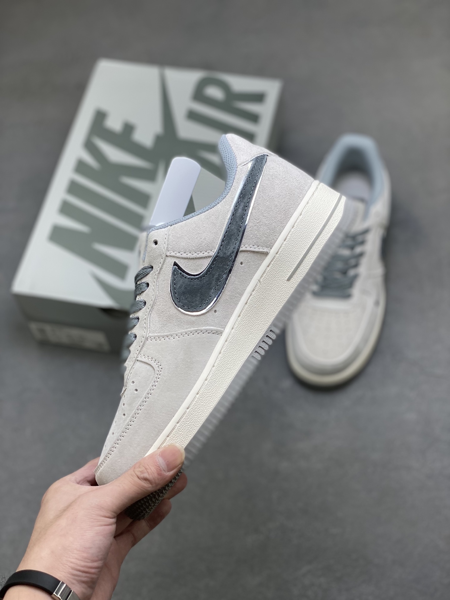 Nike Air Force 1 '07 Low Grey Suede Casual Shoes - Limited Edition 4 i1760645248816 7181 0 2
