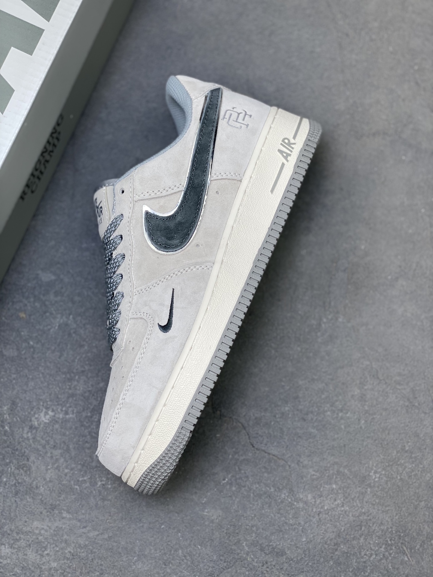 Nike Air Force 1 '07 Low Grey Suede Casual Shoes - Limited Edition 8 i1760645255968 9377 0 6