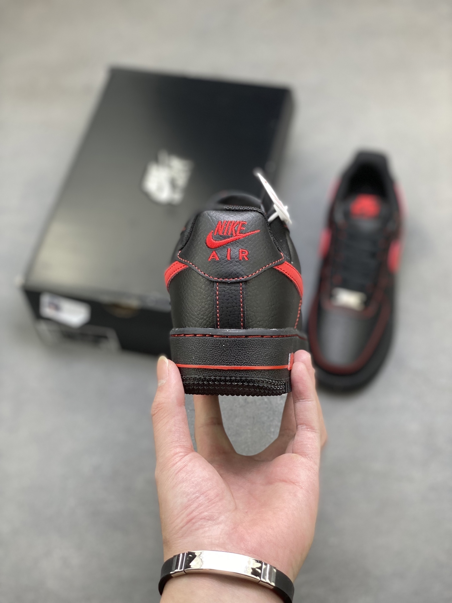 Nike Air Force 1 Low Black Red Stitching - Iconic Style and Comfort 5 i1760803537065 9486 0 3