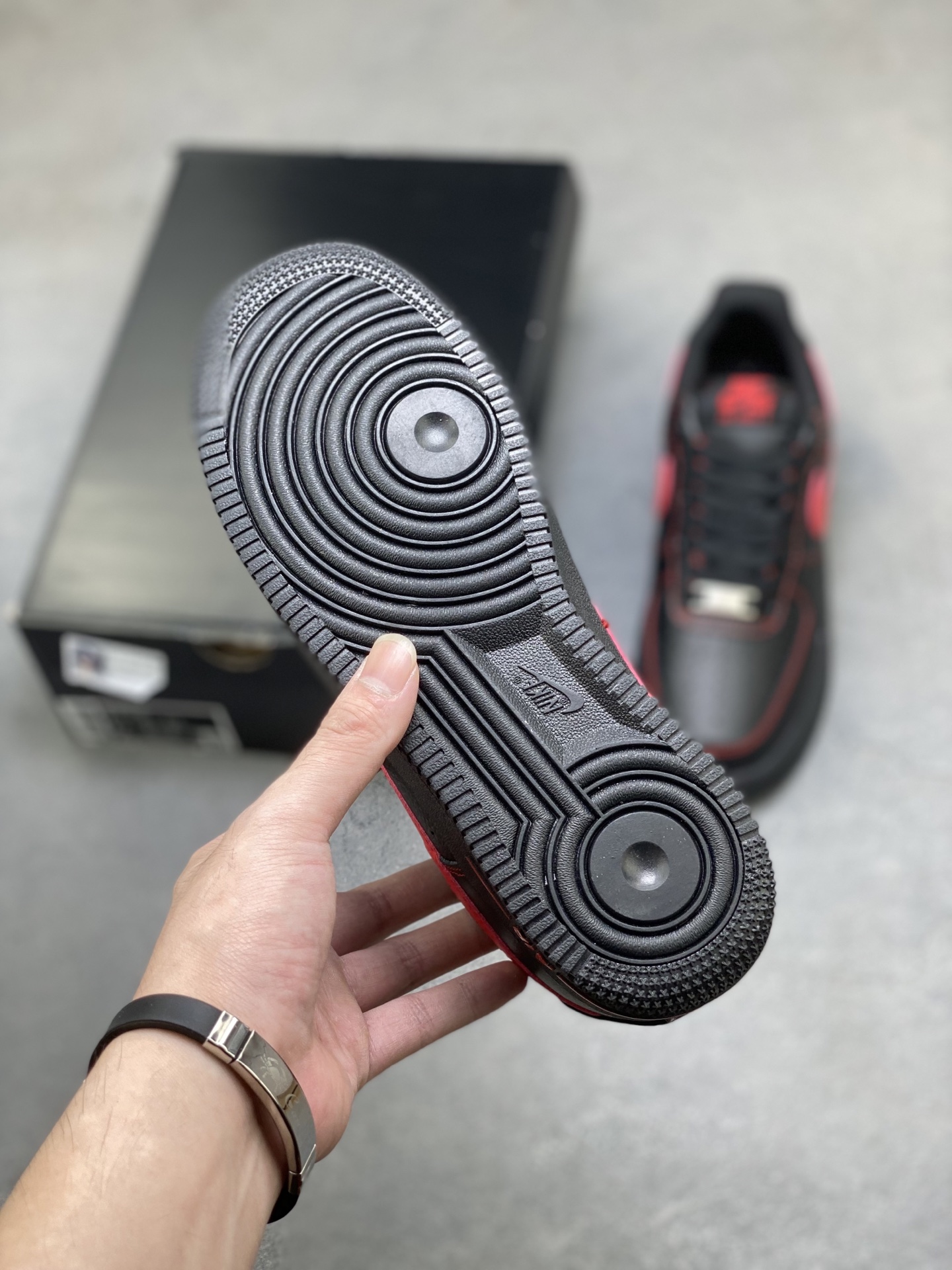 Nike Air Force 1 Low Black Red Stitching - Iconic Style and Comfort 7 i1760803540199 2646 0 5