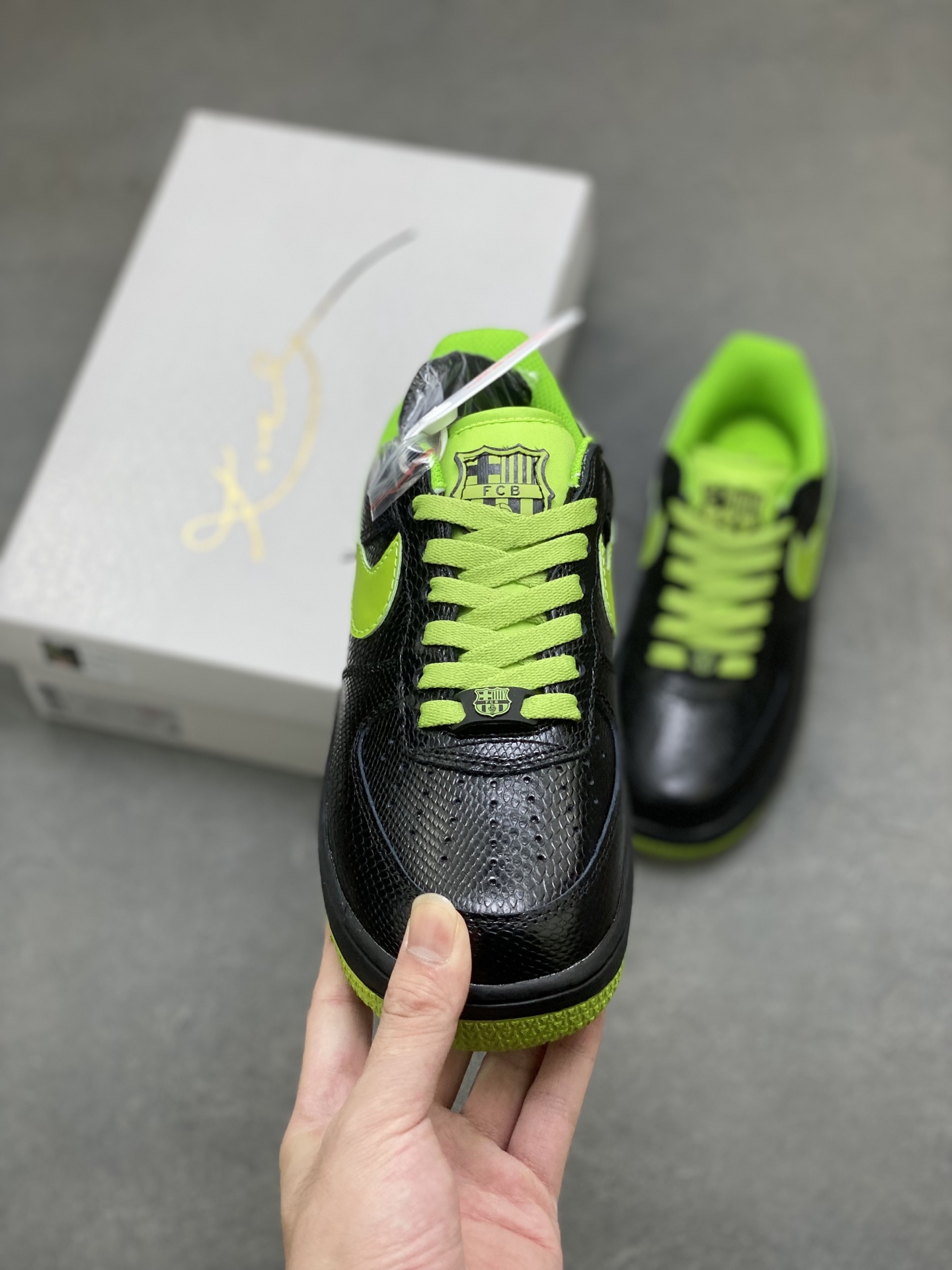 Nike Air Force 1 '07 Low Black/Green HV9409-001 Limited Edition Sneakers 3 i1760803559910 4982 0 1