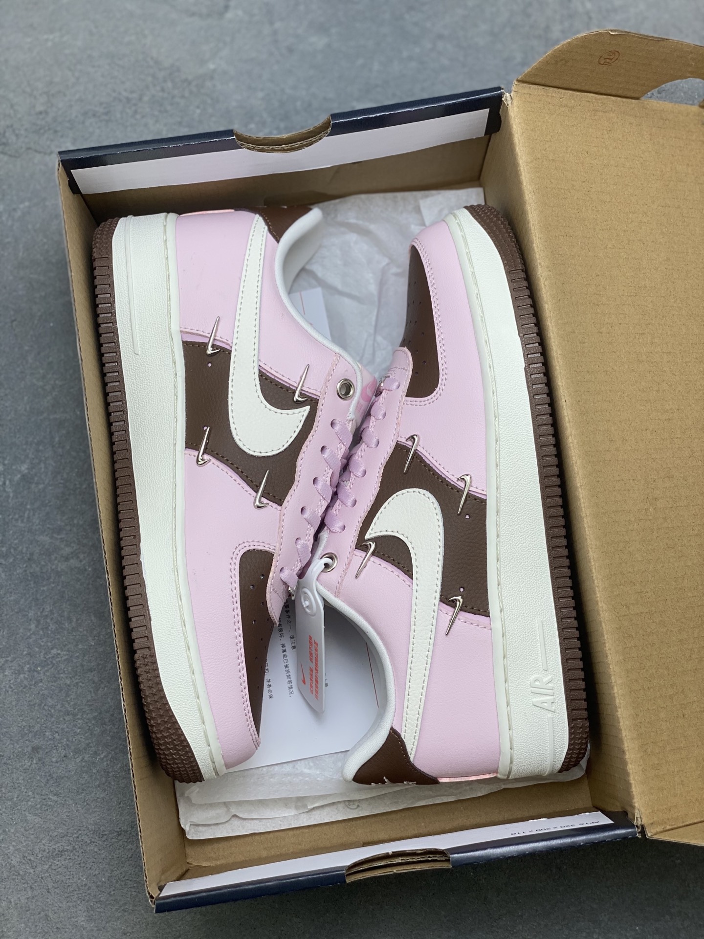Nike Air Force 1 '07 Low Pink/Brown Limited Edition - Premium Comfort 10 i1760988651587 4544 0 8