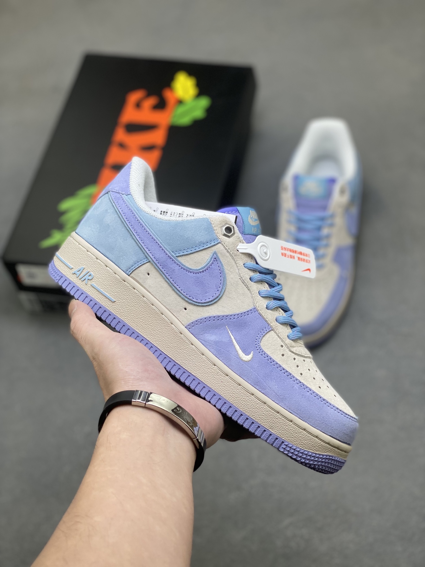 Nike Air Force 1 '07 Low Purple Suede Casual Sneakers DY9867-002