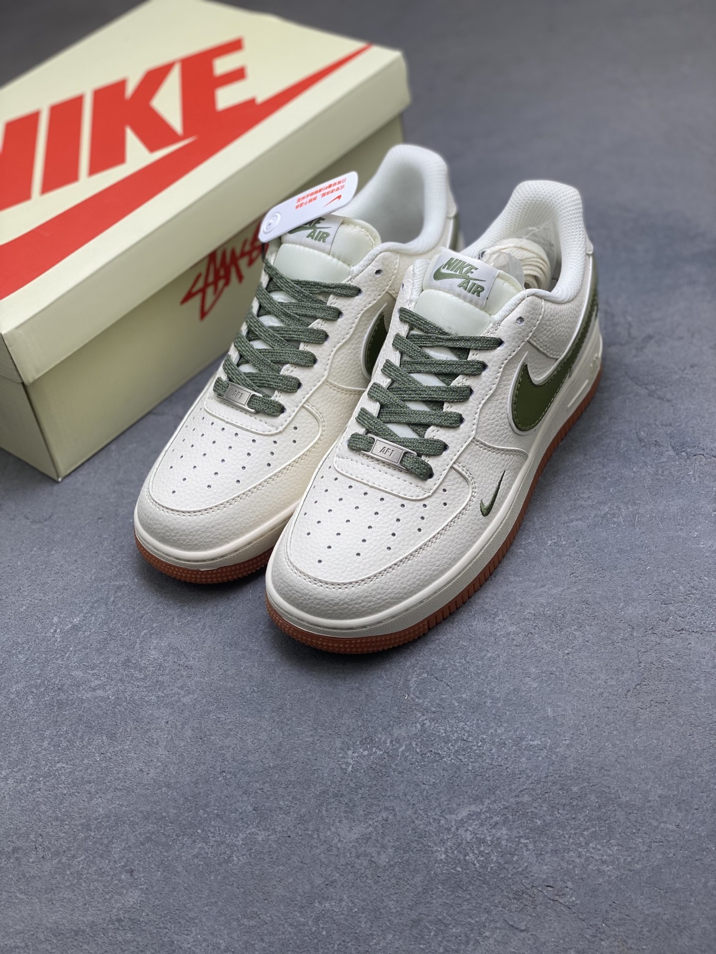 Nike Air Force 1 '07 Low Stüssy Fossil Sneakers XX3167-127 9 i1760989064052 9786 0 7