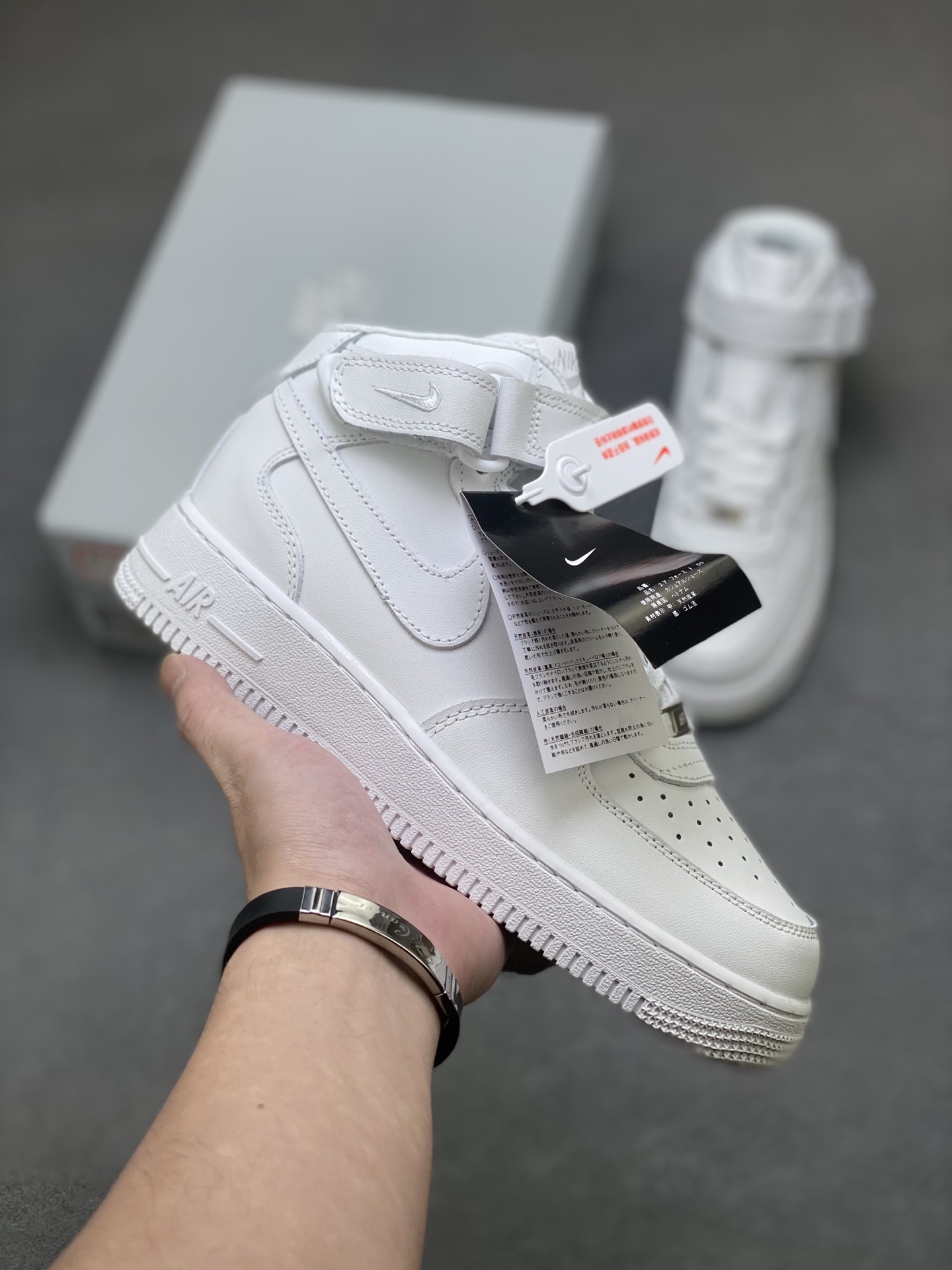 Nike Air Force 1 Mid '07 - All White Classic Sneakers for Men and Women