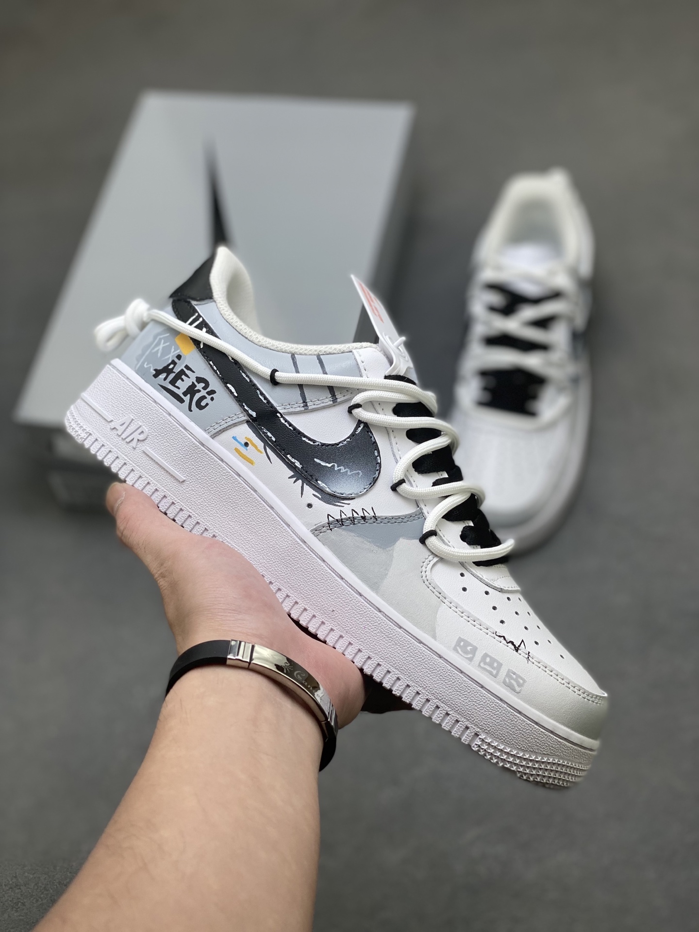 Nike Air Force 1 '07 Low White/Black Casual Shoe CW2288-111 Limited Edition