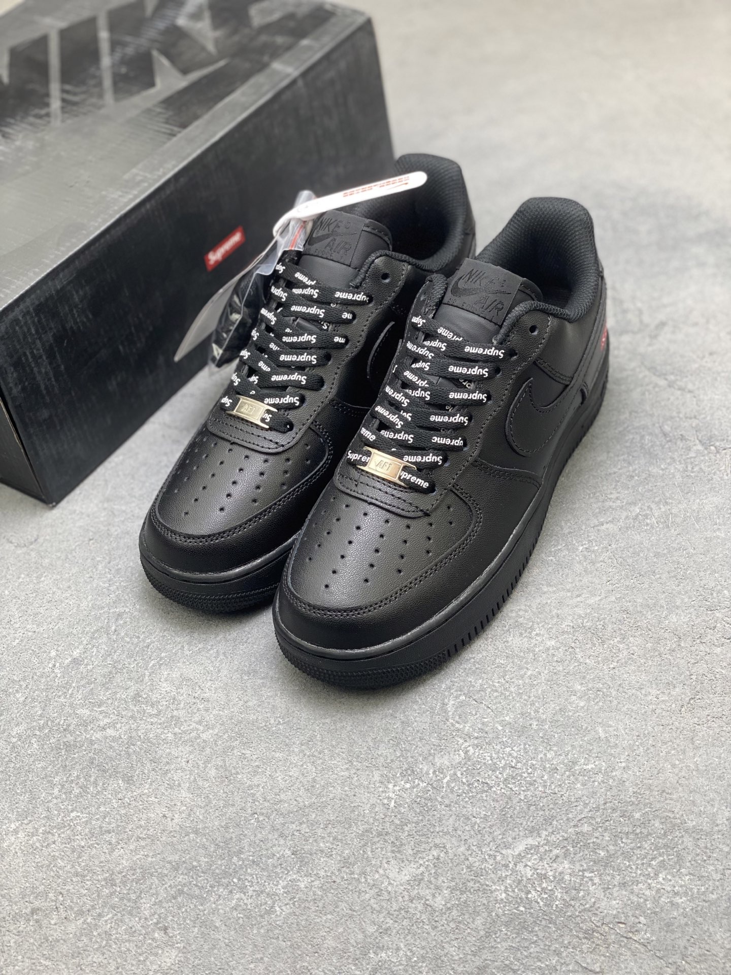 Nike Air Force 1 Low Black Supreme CU9225-001 - Classic Style & Comfort 9 i1761063404198 5297 0 7