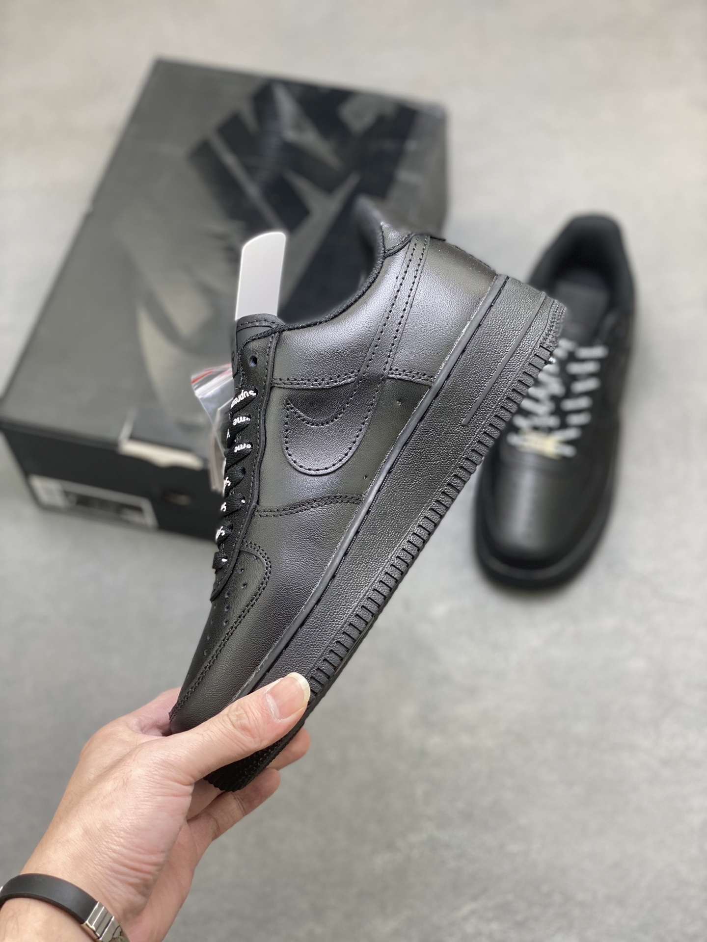 Nike Air Force 1 Low Black Supreme CU9225-001 - Classic Style & Comfort 4 i1761063406379 7742 0 2