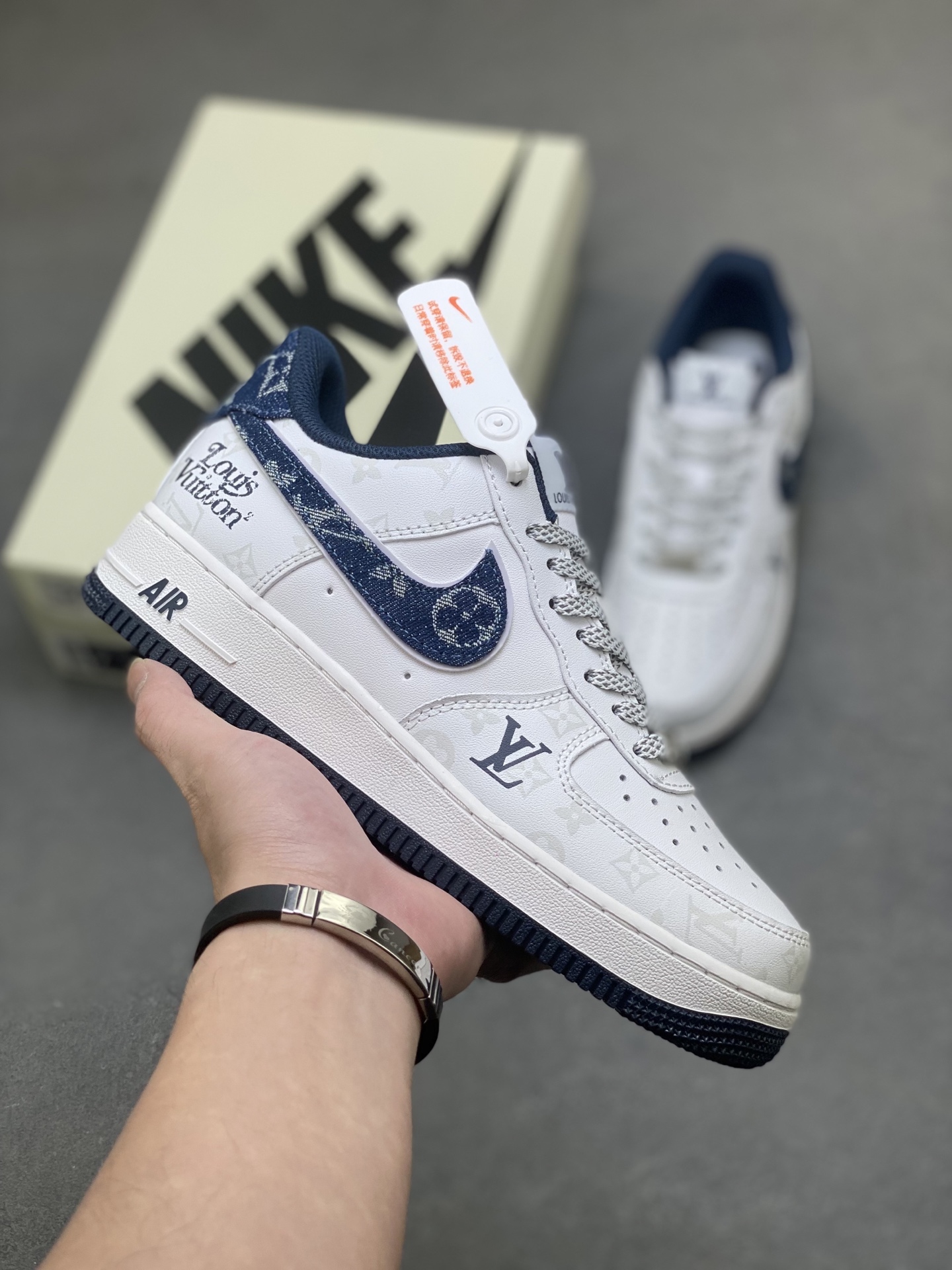 Nike Air Force 1 '07 Low Louis Vuitton Custom Sneakers - Limited Edition