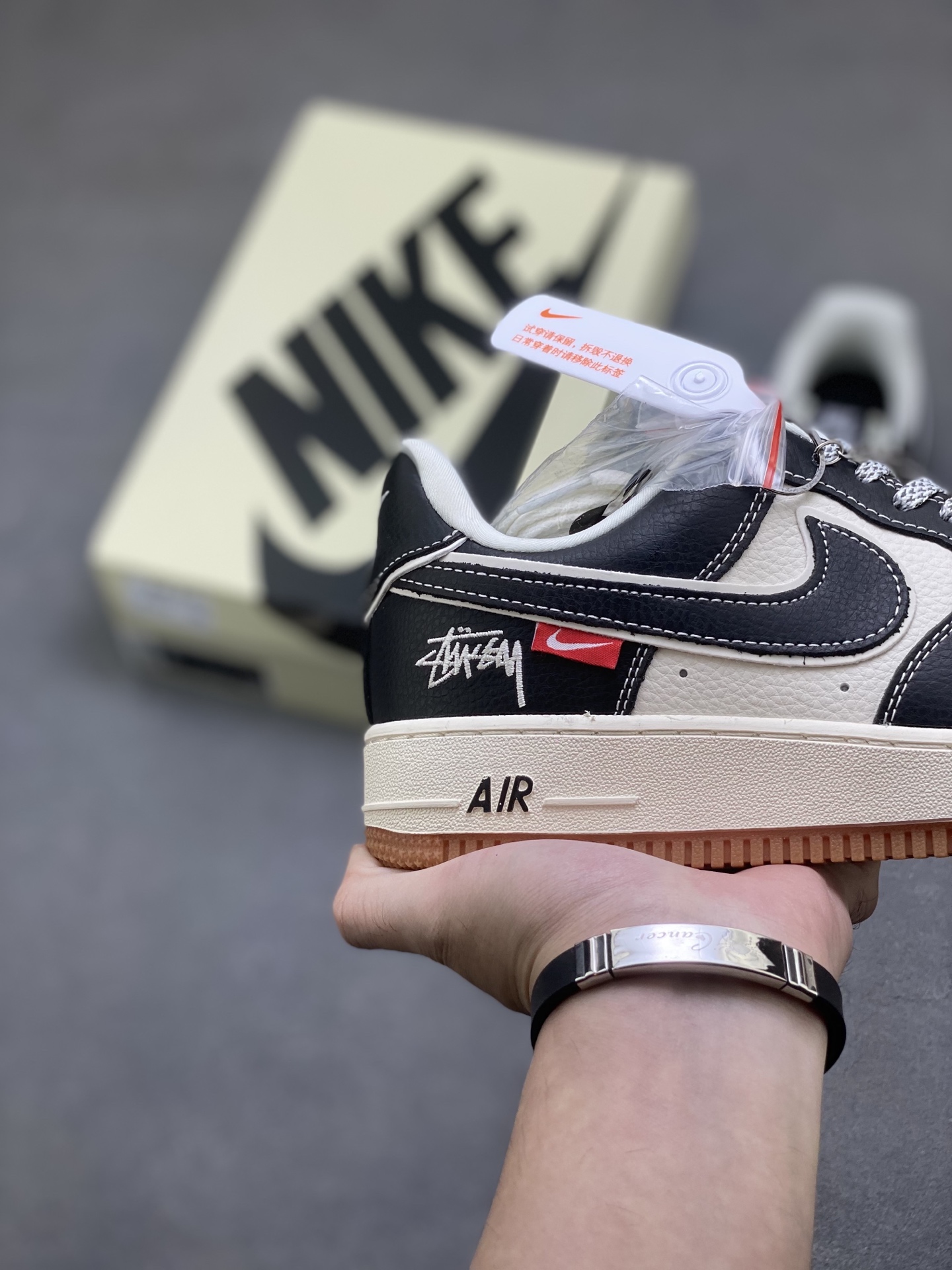 Nike Air Force 1 '07 Low Black White Stitching Casual Sneakers DD1982-323 6 i1761243702789 9194 0 4