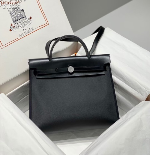 Herbag Zip Black Waterproof Tote Bag with Adjustable Straps, 31cm 1 Herbag Zip Black Waterproof Tote Bag with Adjustable Straps, 31cm