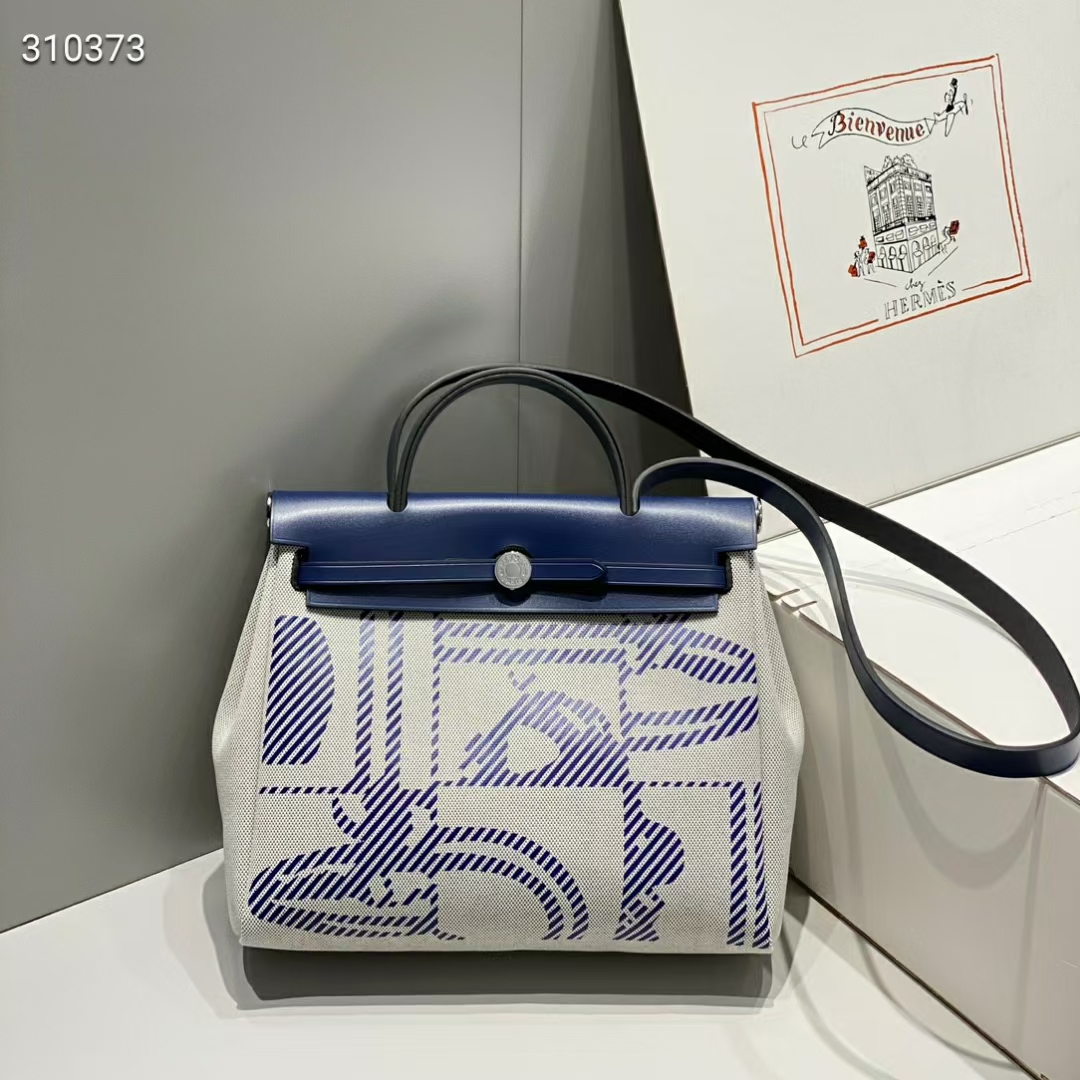 HERBAG ZIP Blue Handbag, Convertible Multi-Style Bag with Shoulder Strap 4 a1722227696045 0628