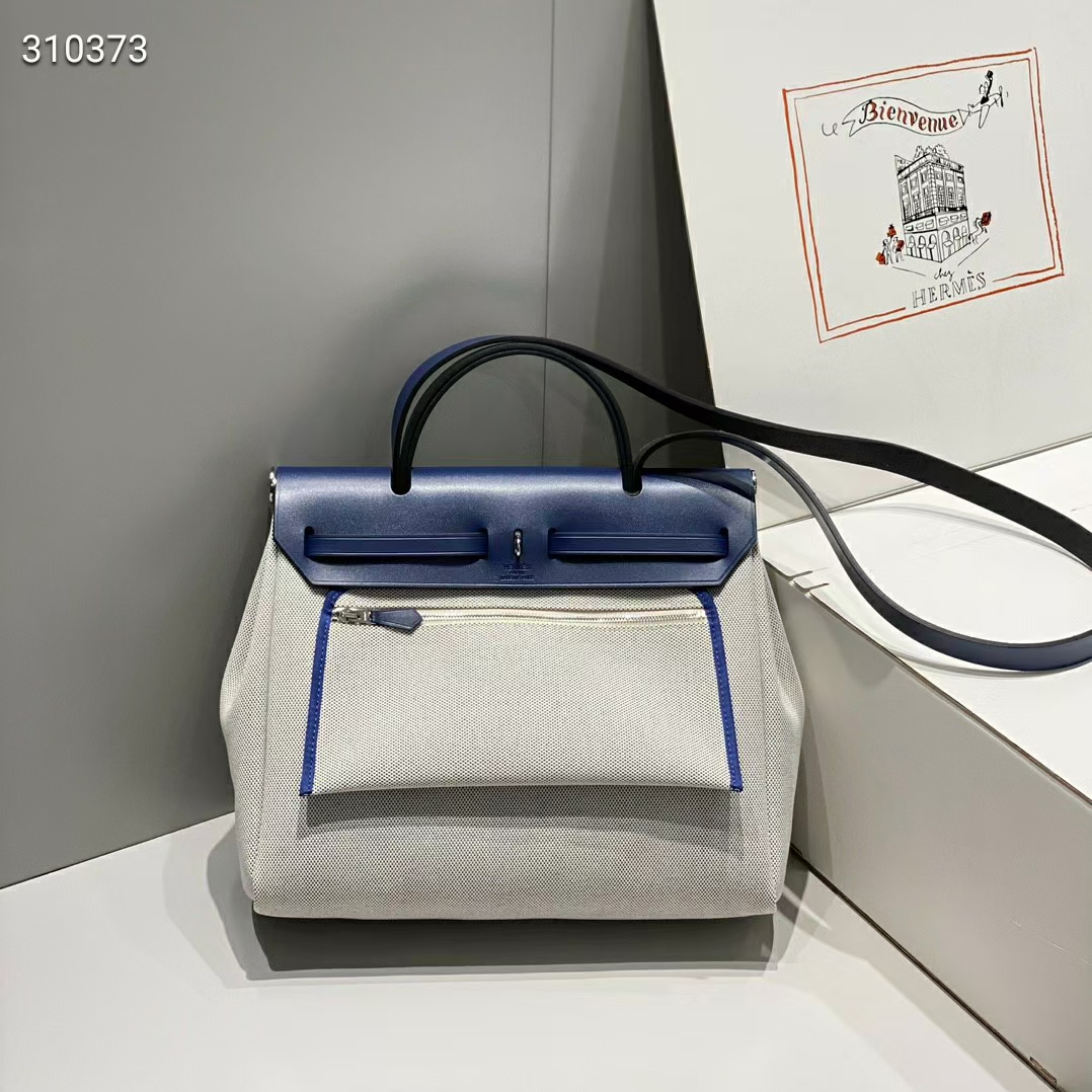 HERBAG ZIP Blue Handbag, Convertible Multi-Style Bag with Shoulder Strap 5 a1722227696059 2466