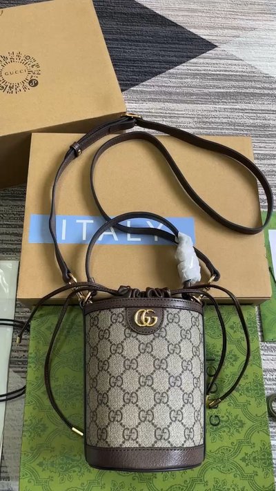Gucci Ophidia Bucket Bags Mini