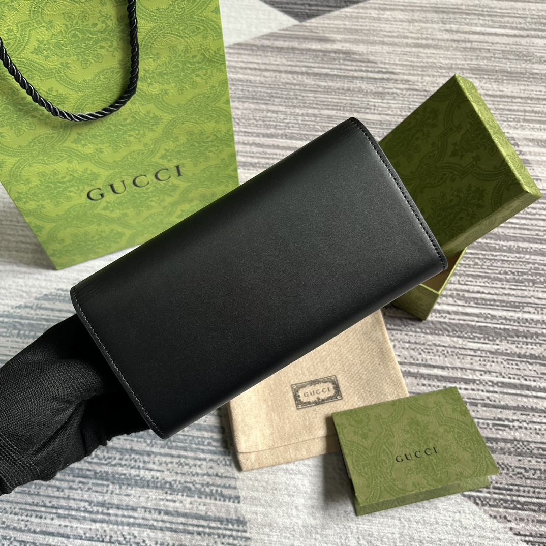 [Gucci Wallets]Mini GG series long wallet The classic double G elements are pr