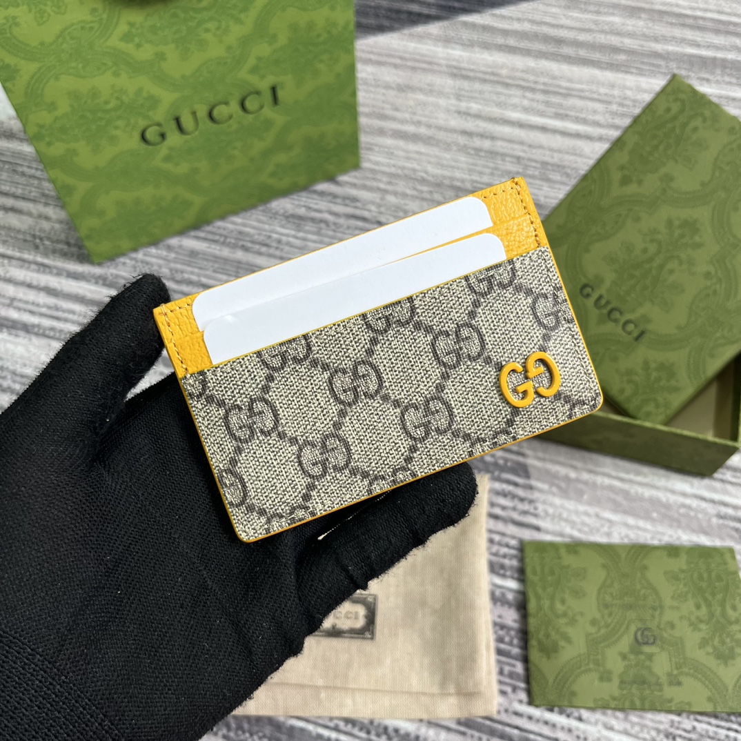 GG Supreme帆布 卡片夾 四個卡片隔層 GG配件