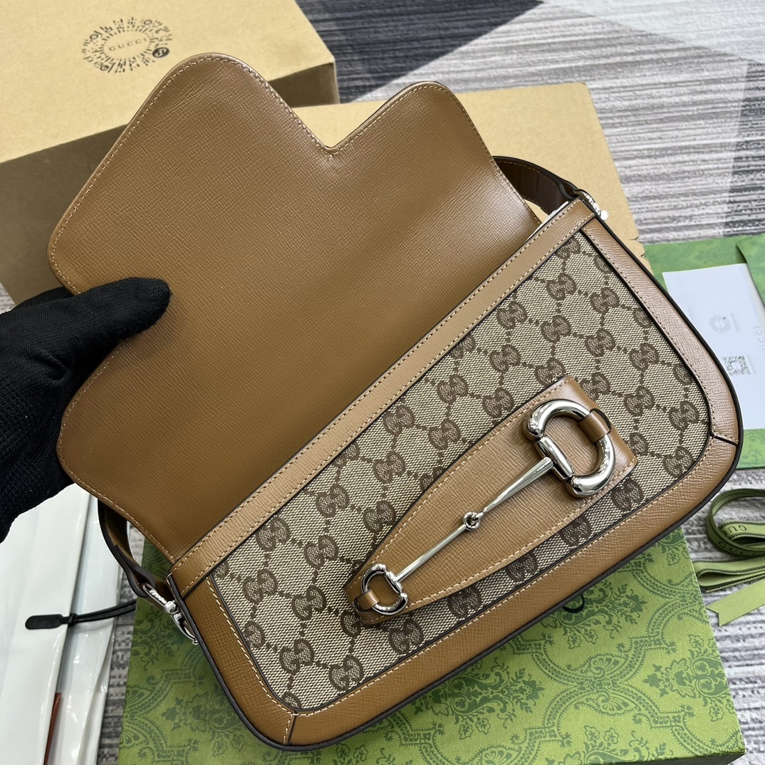 配全套包装️GucciHorsebit1955系列小号肩背包值此经典马衔扣造型配件诞生70周年之际品牌焕