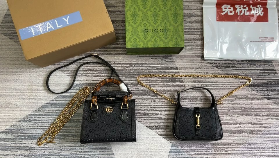 Gucci Jackie 1961 Bags Handbags Black Mini