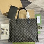 Replica Best
 Gucci Ophidia Handbags Crossbody & Shoulder Bags Tote Bags Black Grey Silver Denim Spring Collection