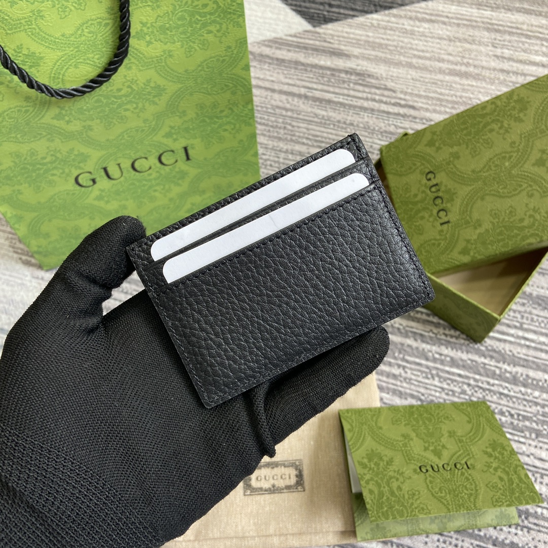 [Versace Wallets]Complete bag decoration Gucci logo card holder Men