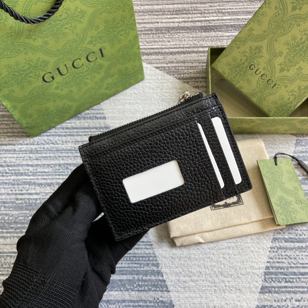 [Versace Wallets]Complete bag decoration Gucci logo card holder Men