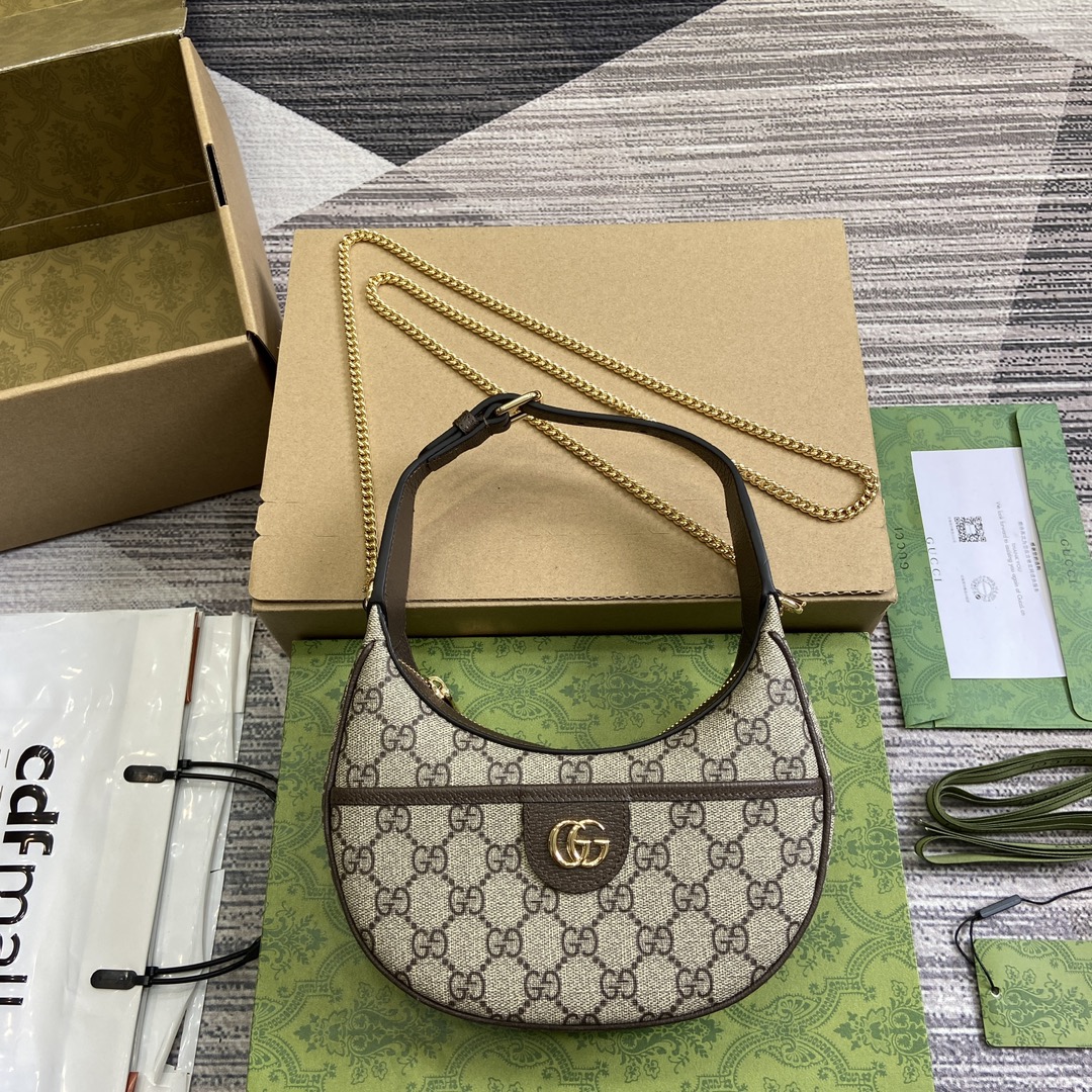 Gucci Ophidia Najlepsza replika
 Beżowy Brązowy Złoto Płótno Bawełna PVC Łańcuchy