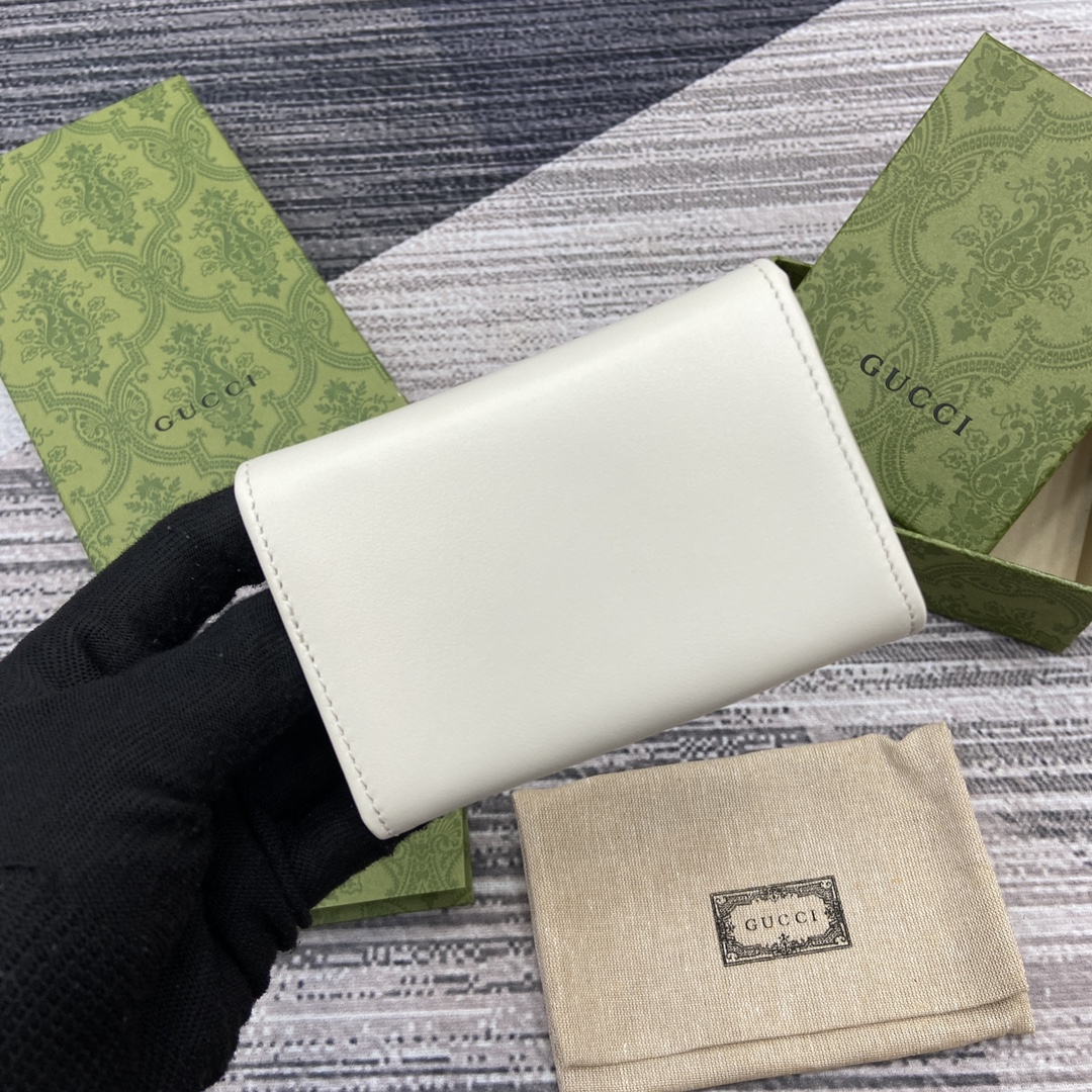 [Versace Wallets]GGSupreme canvas and white leather complement each otherMo