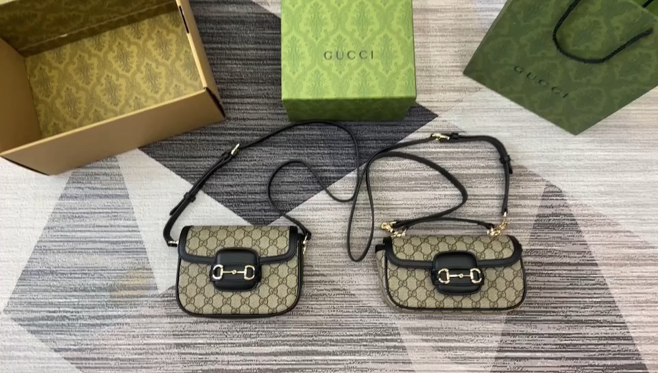 Gucci Horsebit calidad de los espejo
 Bolsos de mano 1955