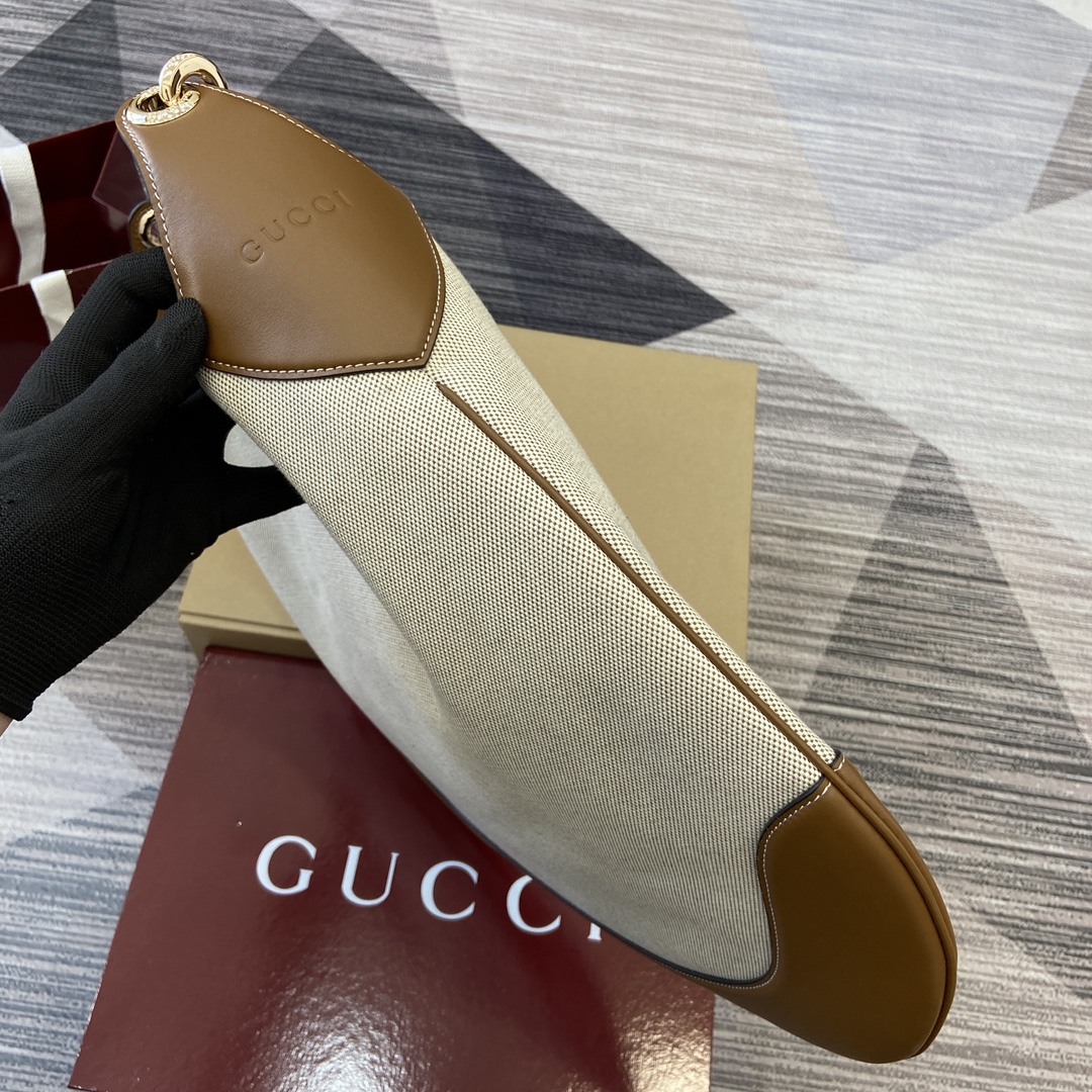 Gucci Body Double Lock Medium Shoulder Bag Brown Canvas, 49 x 46 x 4 cm 5 i1729679793 3415 0