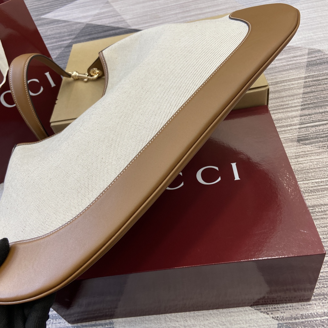 Gucci Body Double Lock Medium Shoulder Bag Brown Canvas, 49 x 46 x 4 cm 10 i1729679793 5423 0
