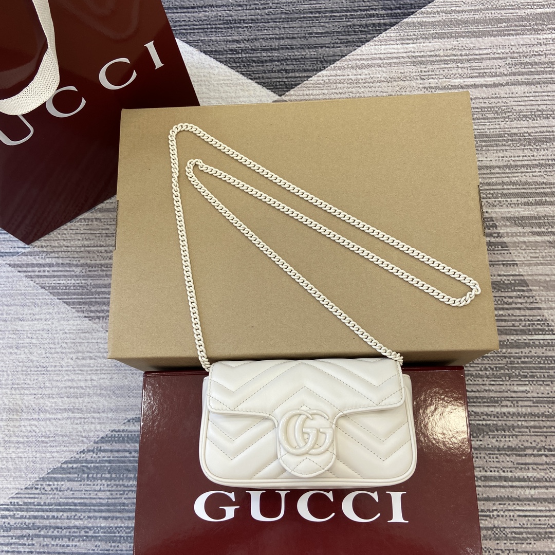 Gucci Marmont Biały Mini