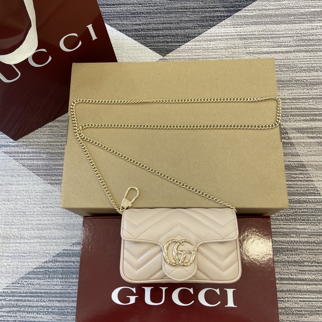 Gucci Marmont Jasnoróżowy Różowy Wiosenna kolekcja Mini