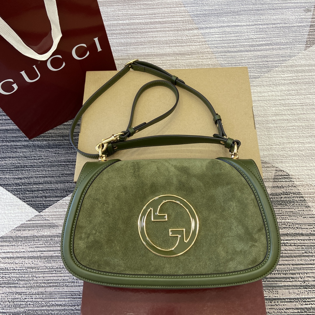 Gucci Blondie Beżowy Brązowy Ciemny brązowy Zielony Płótno Mrożone