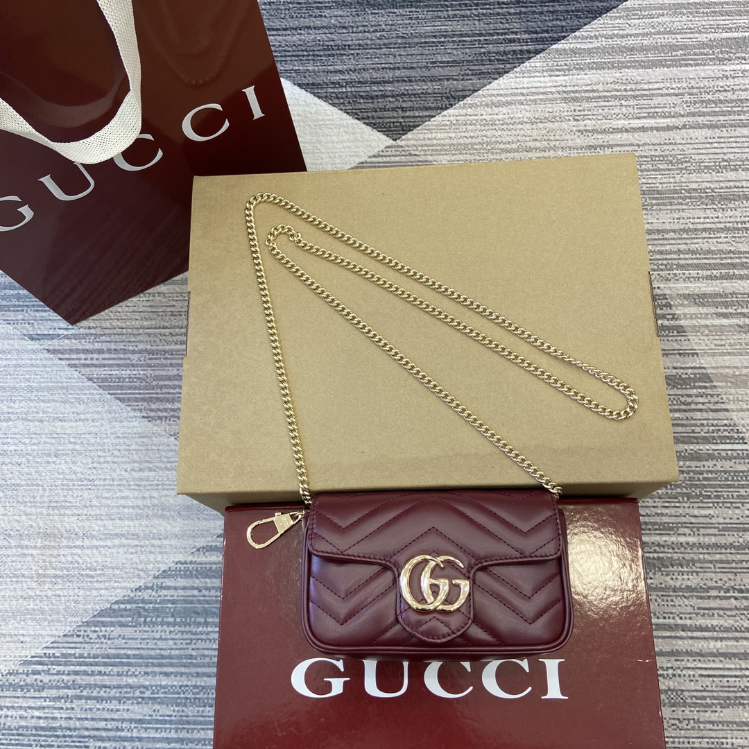 Gucci Marmont Czerwony Wiosenna kolekcja Mini