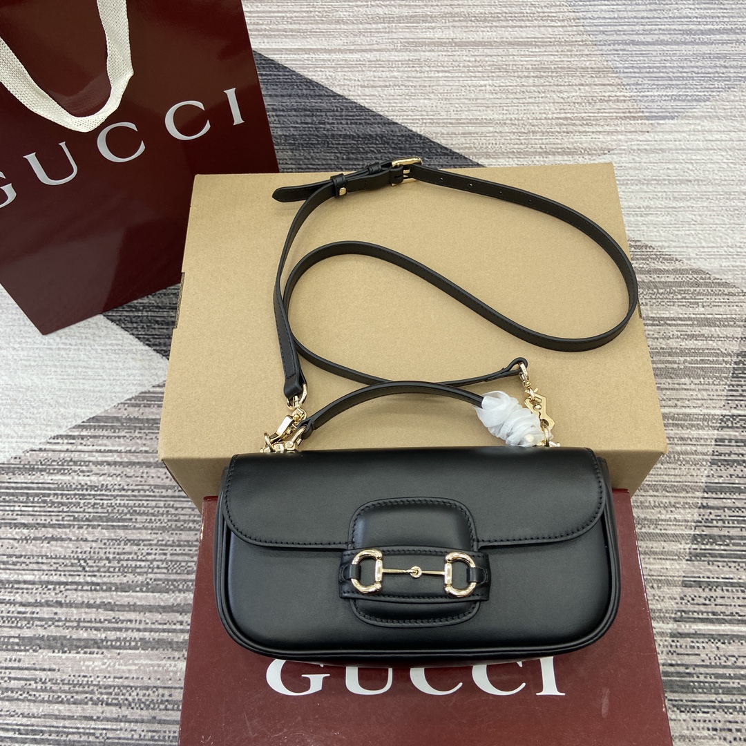 Gucci Horsebit 1955 Small Top Handle Bag GG Canvas Hot Embossed