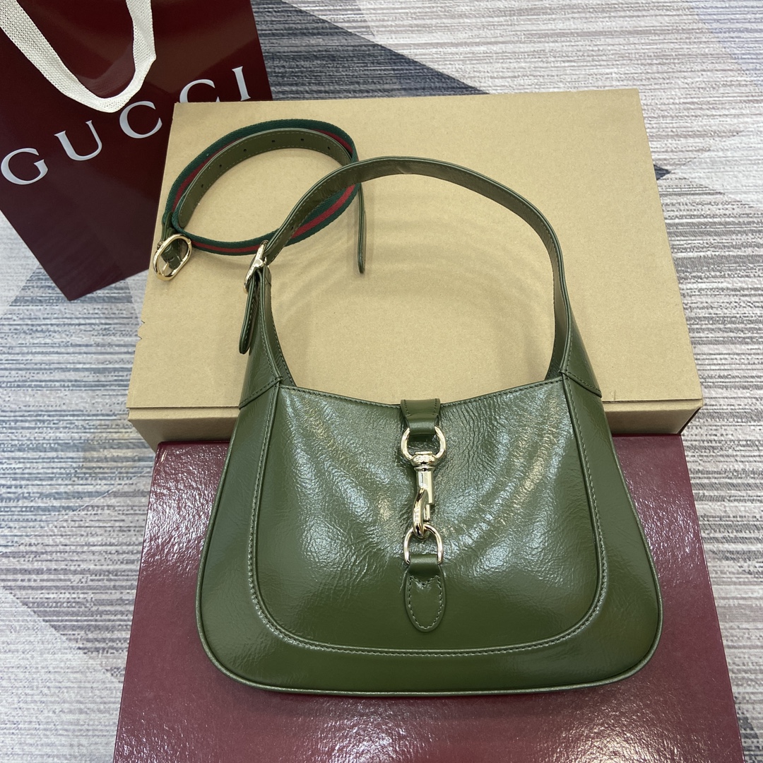 Gucci Jackie малый плечевой рюкзак кожа форма полумесяца