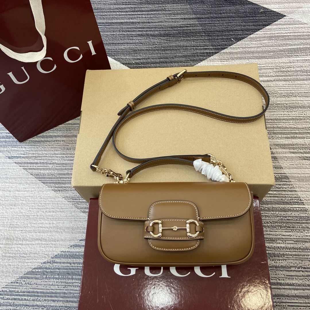Gucci Horsebit 1955 Small Top Handle Bag Smooth Leather Horsebit Detail