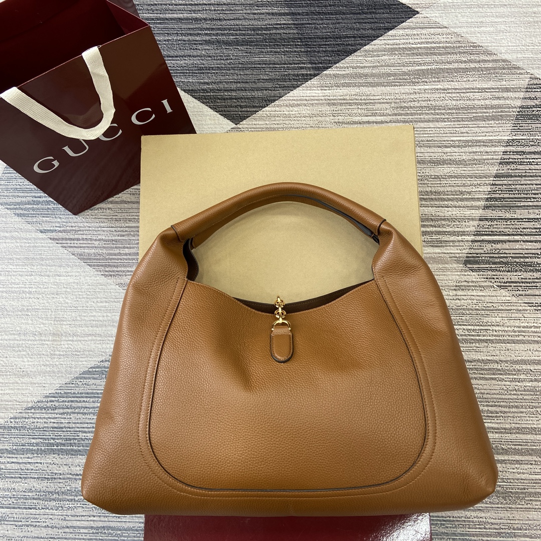 Gucci Softbit Large Shoulder Bag with Removable Pouch - Brown Leather 3 i1743760878 2897 0