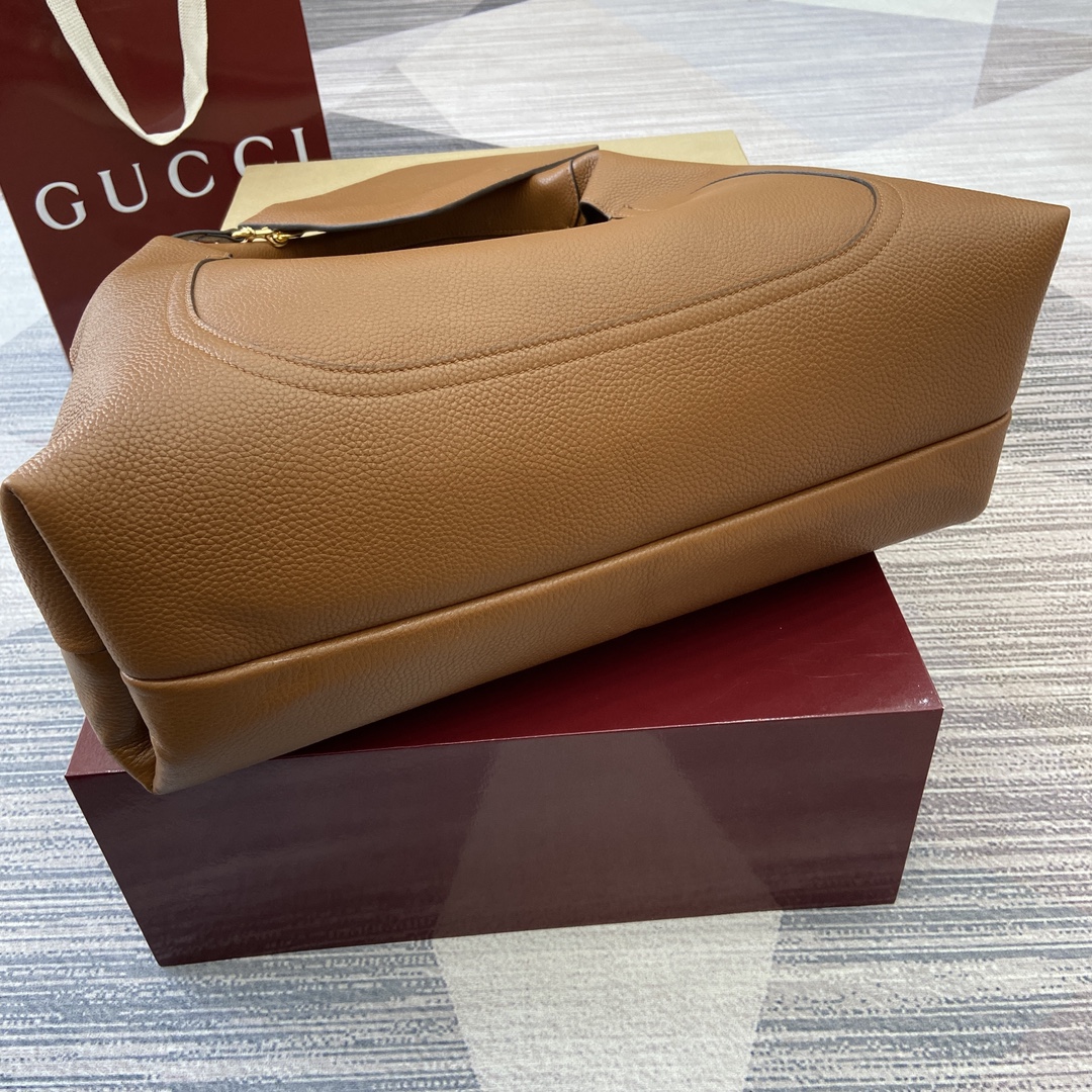 Gucci Softbit Large Shoulder Bag with Removable Pouch - Brown Leather 8 i1743760878 4399 0