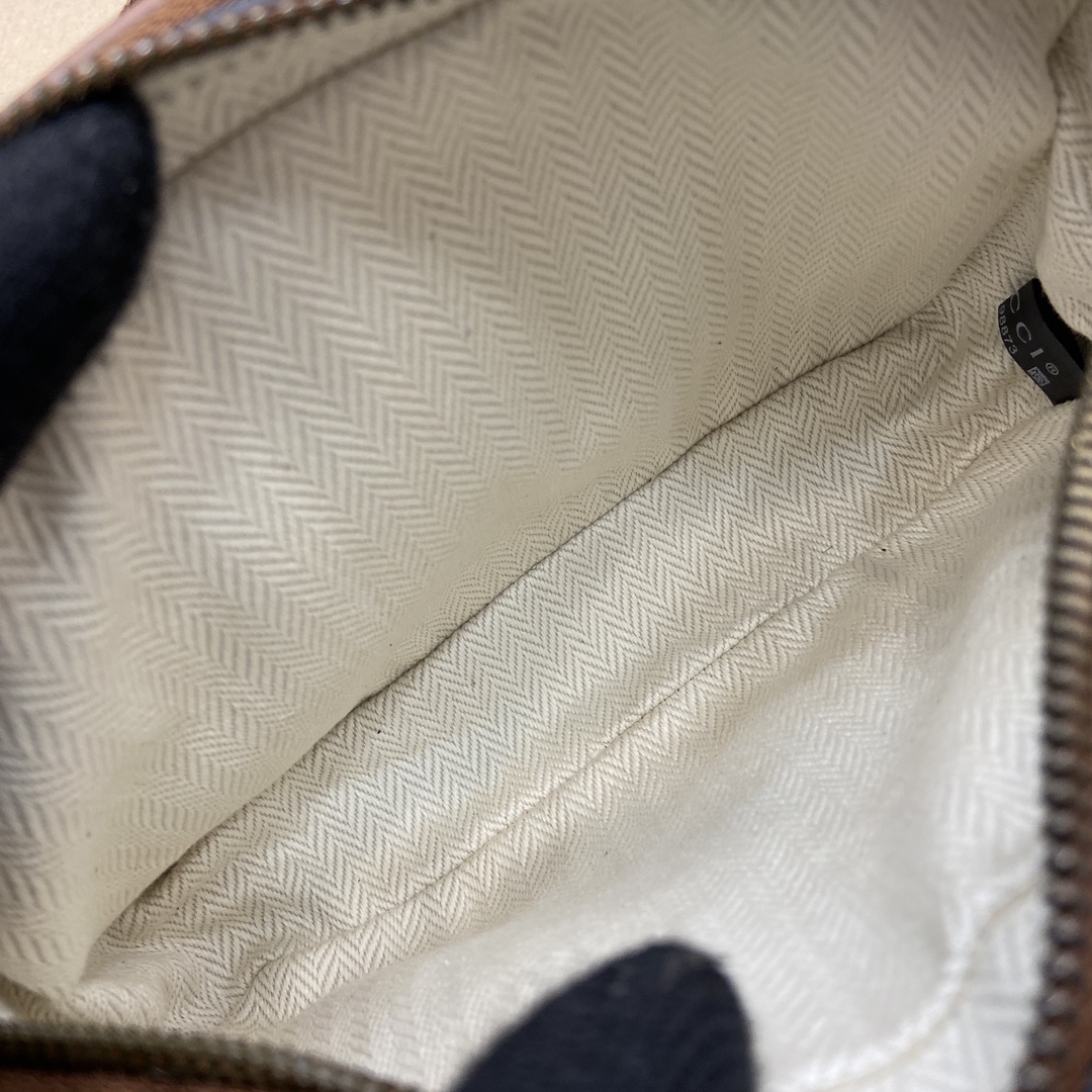 Gucci Emblem Super Mini Beige and Brown GG Canvas Crossbody Bag 12 i1744217546 6873 0