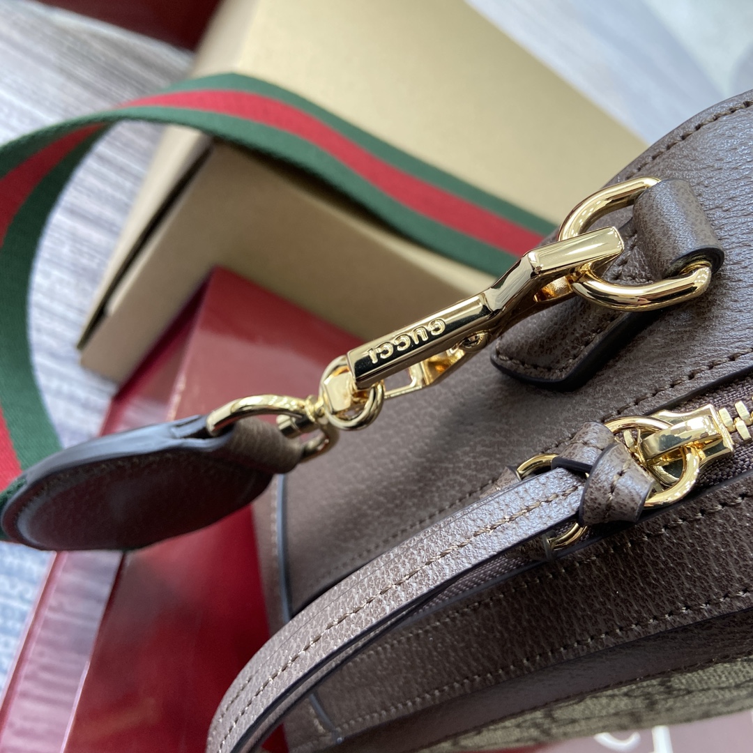 Gucci Ophidia GG Supreme Canvas Top Handle Bag, 25cm - Brown 11 i1744218161 6964 0