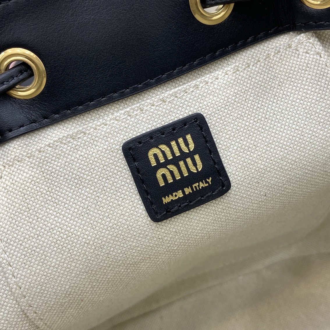 Miu Miu Black Leather Mini Backpack Convertible Shoulder Bag 5BZ043 11 i1744341091 3112 1