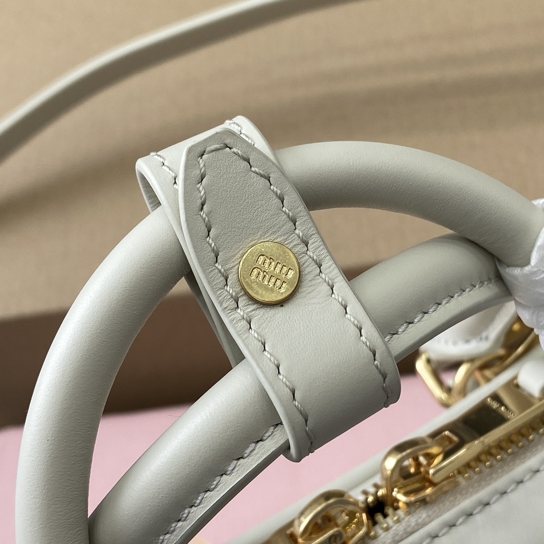Miu Miu Arcadie Leather Mini Bowling Bag - Chic & Compact Handbag 5 i1744539242 9617 8