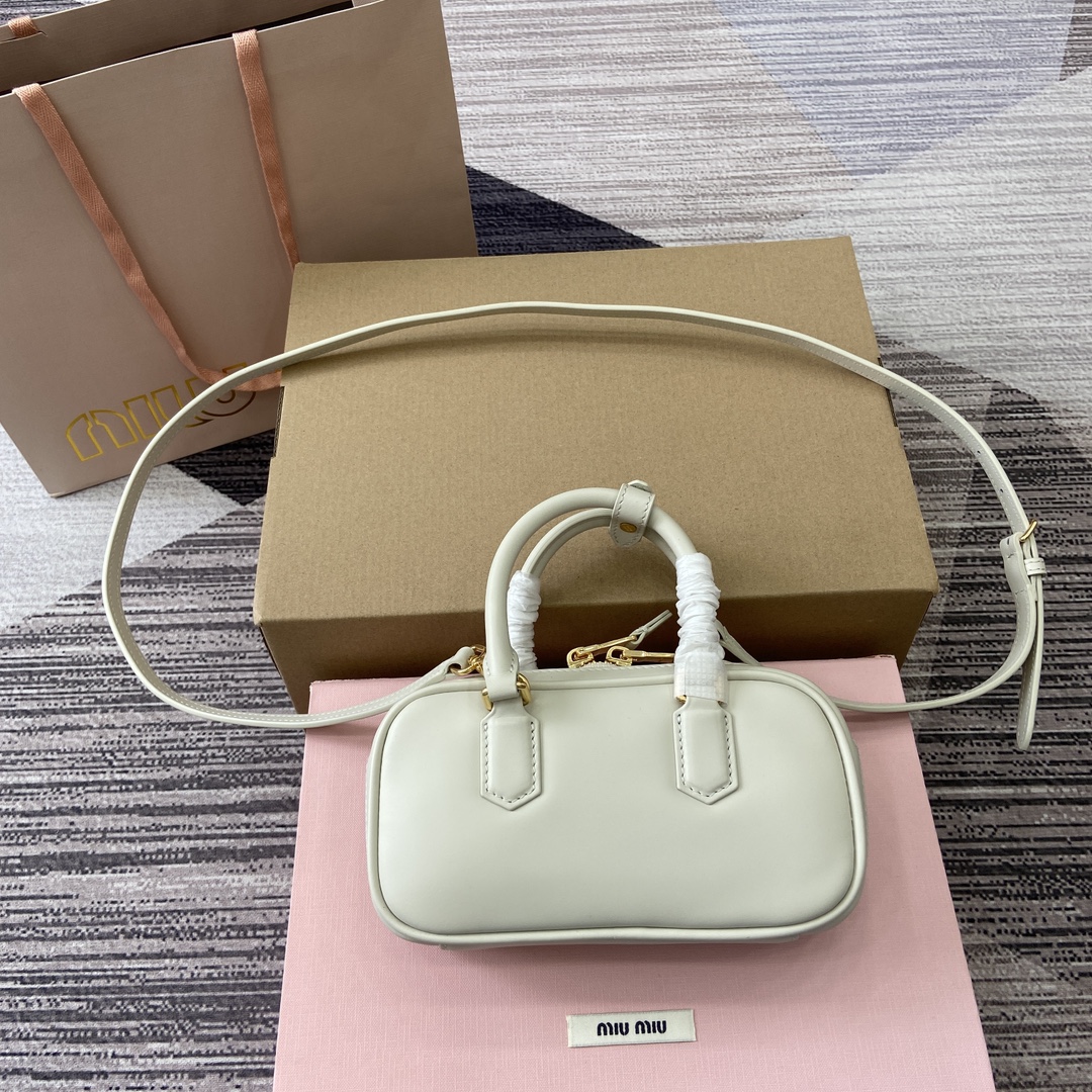 Miu Miu Arcadie Leather Mini Bowling Bag - Chic & Compact Handbag 3 i1744539244 4816 0