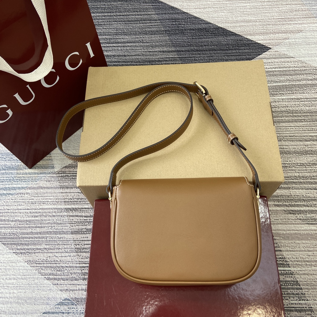 Gucci Horsebit 1955 Mini Shoulder Bag - Brown Leather, 20 x 14 x 5 cm 3 i1745120321 9920 0