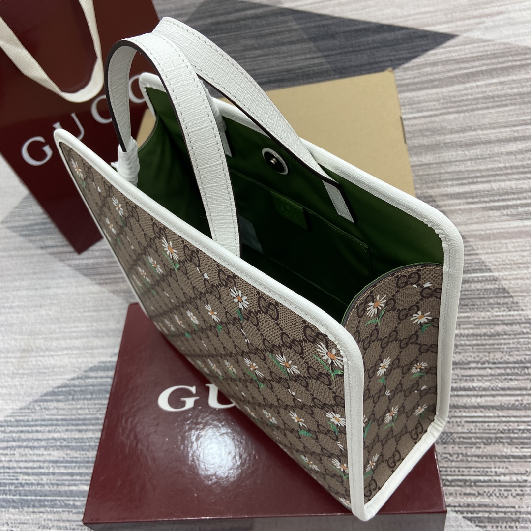 Gucci Beige Supreme Canvas Floral Print Tote Bag 9 i1745153831 2836 0