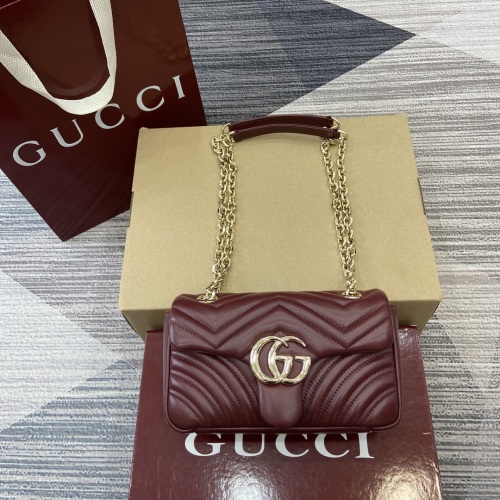 Gucci Marmont Small Shoulder Bag Matelassé Leather Antique Gold Hardware 1 Gucci Marmont Small Shoulder Bag Matelassé Leather Antique Gold Hardware