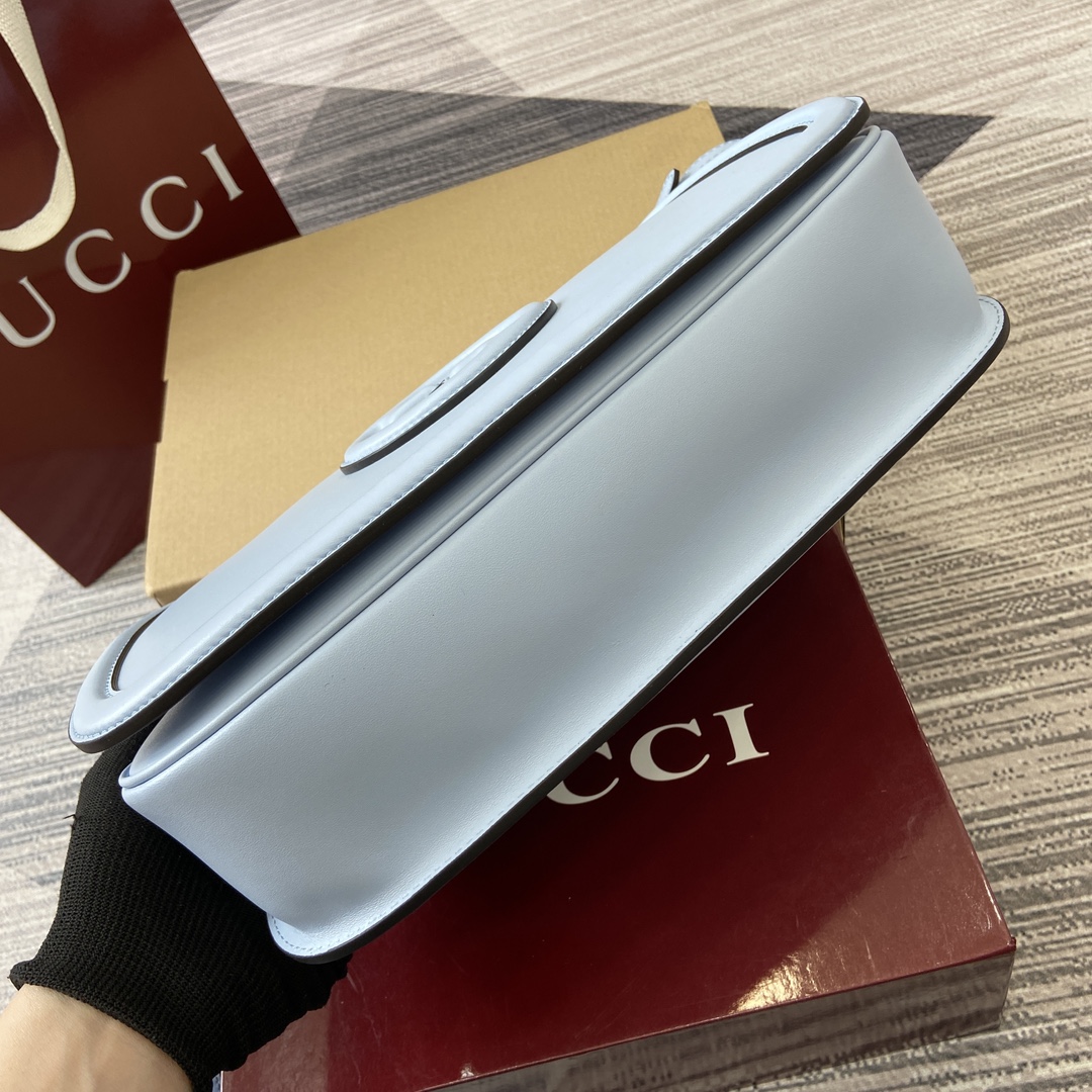 Gucci Blondie Light Blue Leather Handbag with Iconic Interlocking G Logo 8 i1748689004 4200 0
